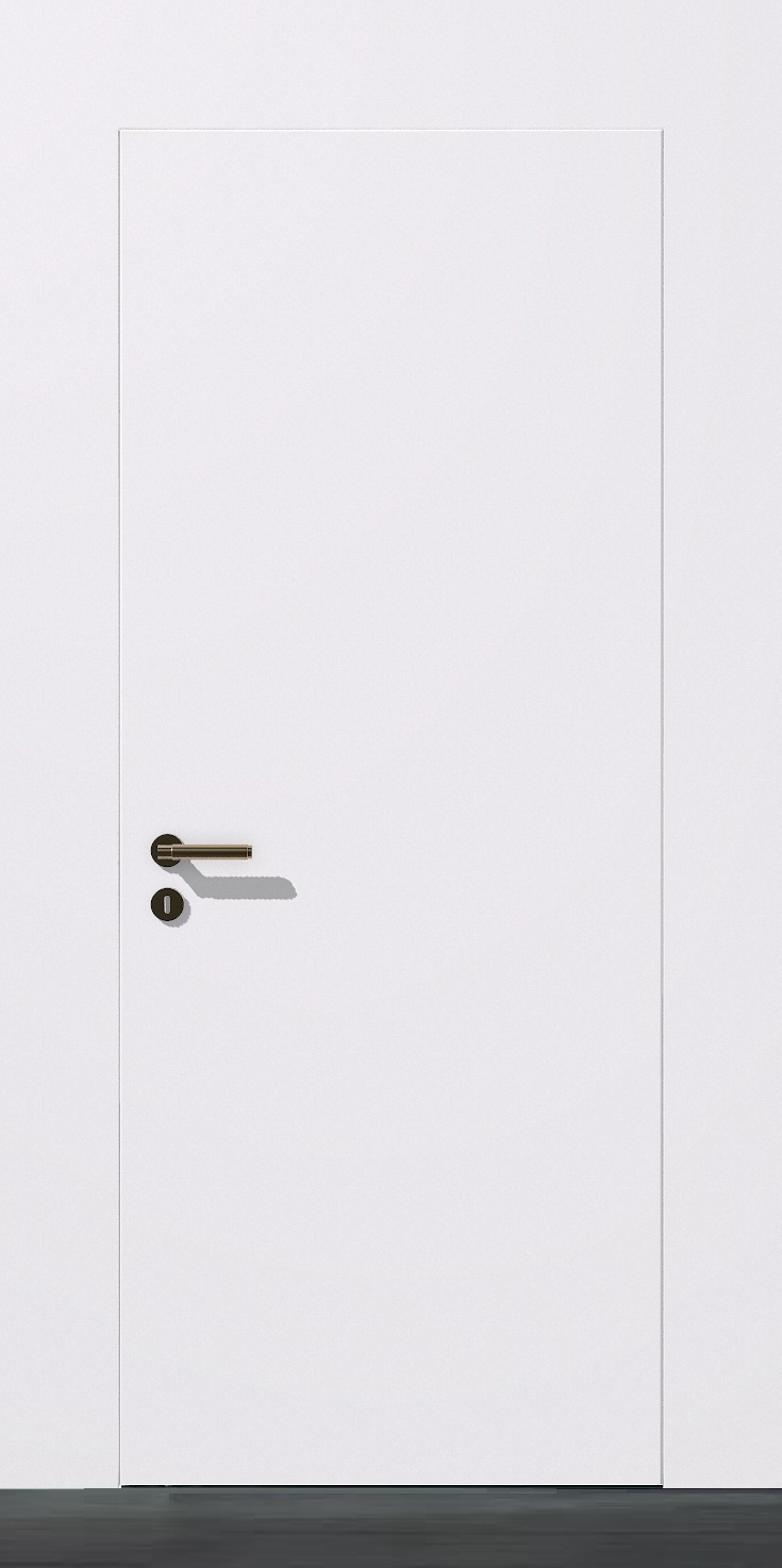 Дубрава Сибирь Межкомнатная дверь Инвизибл на себя ABC кромка под покраску, арт. 25547 - фото №1