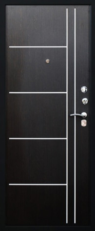 Стальной стандарт Входная дверь Гарда хром, арт. 0002827