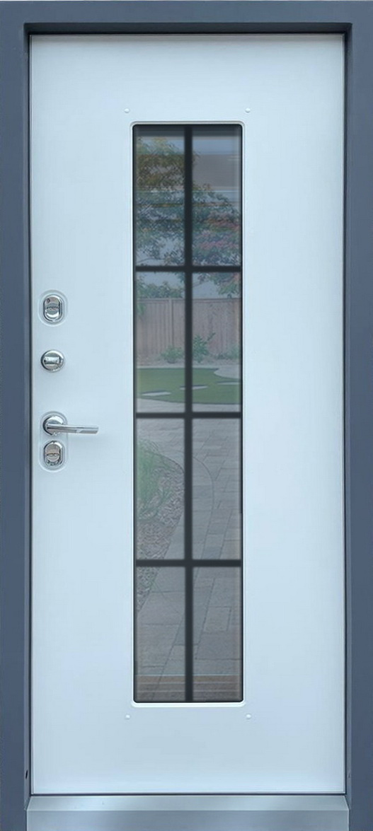 Дверной континент Входная дверь Тичино Термо серый, арт. 0005351 - фото №1
