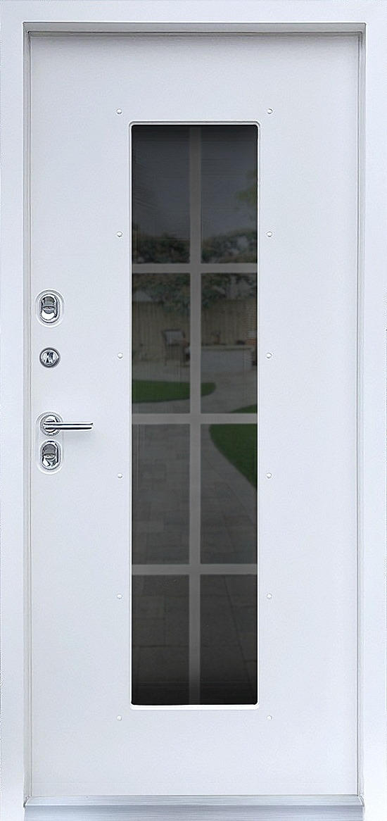 Дверной континент Входная дверь Тичино Термо белый, арт. 0005352 - фото №1