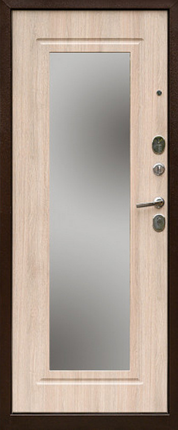 Райтвер Входная дверь Оптима М-7573 зеркало, арт. 0006808 - фото №1